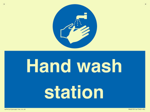 Hand wash station
